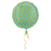 Folieballon quatrefoil mint
